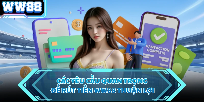 Các yêu cầu quan trọng để rút tiền WW88 thuận lợi
