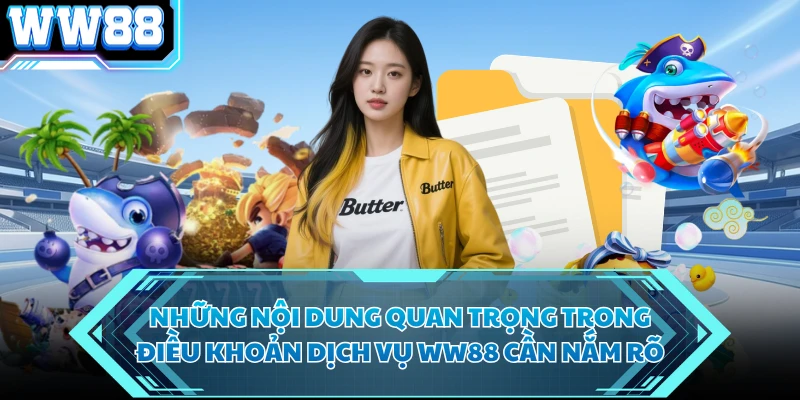Những nội dung quan trọng trong điều khoản dịch vụ WW88 cần nắm rõ